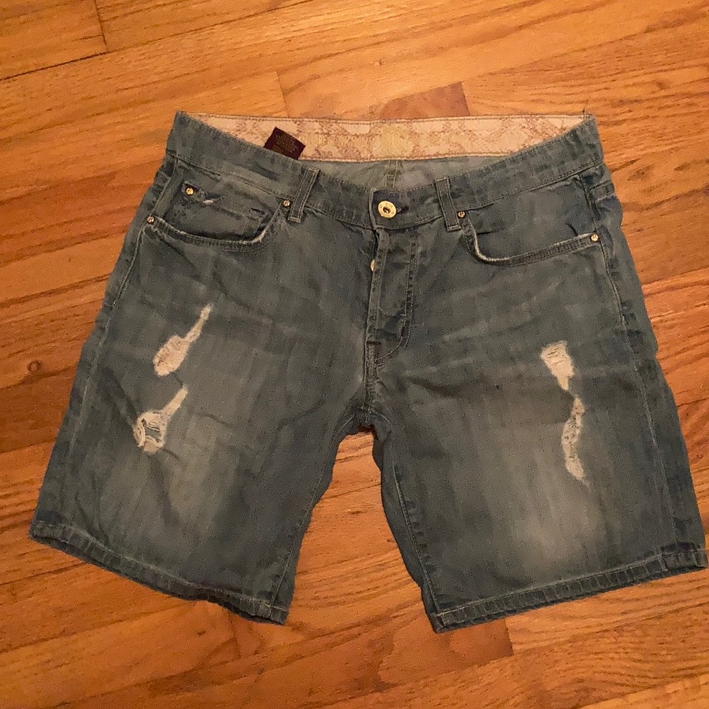 Denim shorts